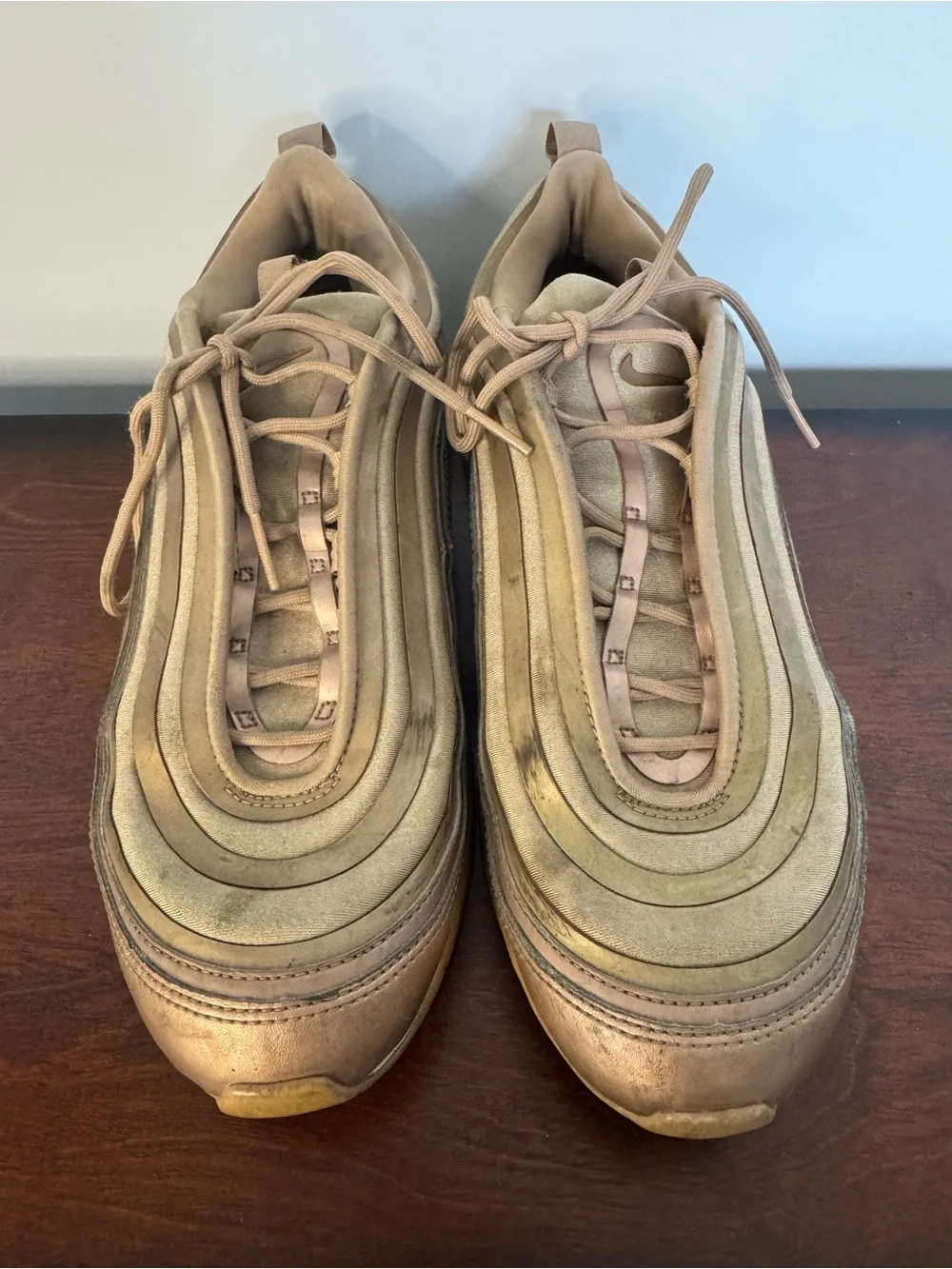 Nike Air Max 97 Ultra '17 Metallic Bronze Sneakers Women’s Size 9.5